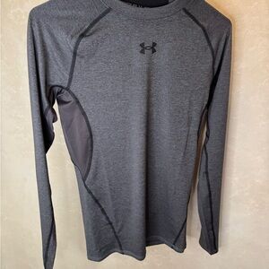 Under Armour Men’s Long Sleeve HeatGear Shirt - Dark Gray